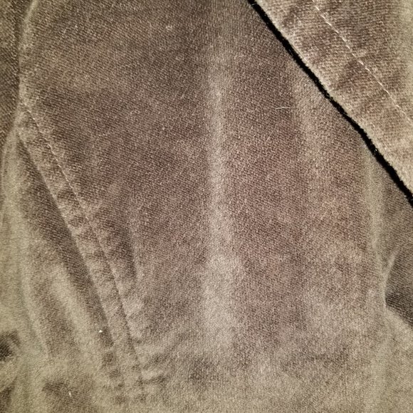 COTTON Brown velvet blazer and scarf DUO - Picture 5 of 10